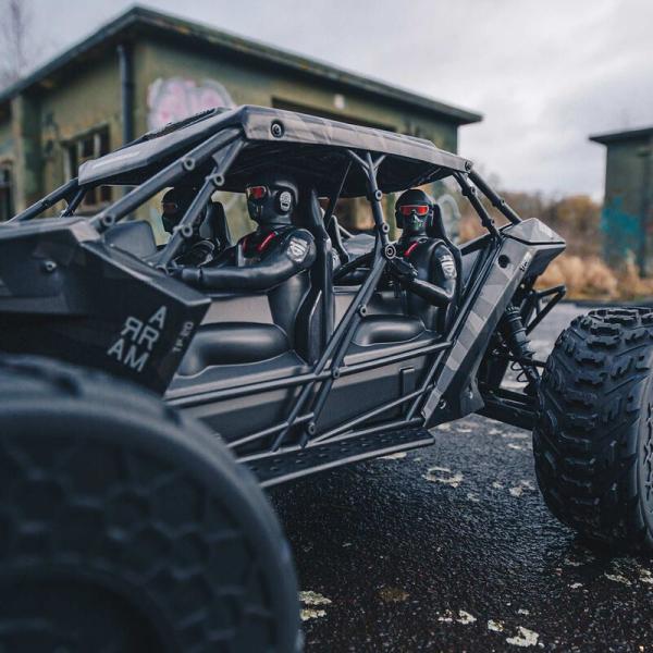 Arrma FIRETEAM 6S 4WD BLX 1:7 Speed Assault RTR Black - ARA7618T1