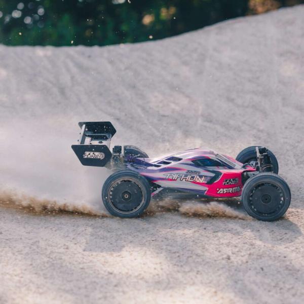 Arrma TLR Tuned TYPHON 1:8 4WD Roller (Pink/Purple) - ARA8306