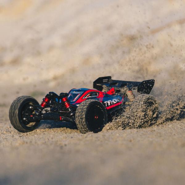 Arrma TYPHON 6S 4WD BLX 1/8 Buggy RTR Black - ARA8606V5