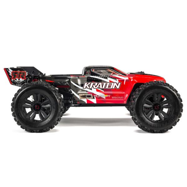 Arrma Kraton 6S 4WD BLX 1/8 Speed Monster Truck RTR Red - ARA8608V5T1
