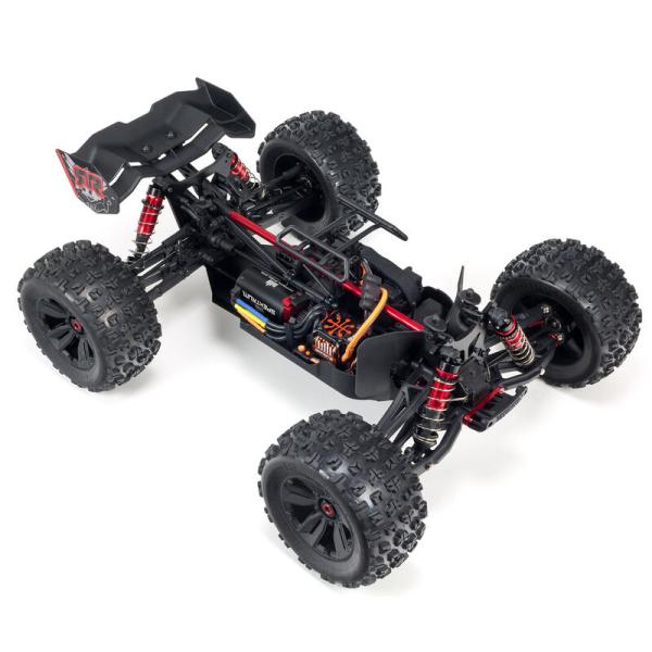 Arrma Kraton 6S 4WD BLX 1/8 Speed Monster Truck RTR Red - ARA8608V5T1