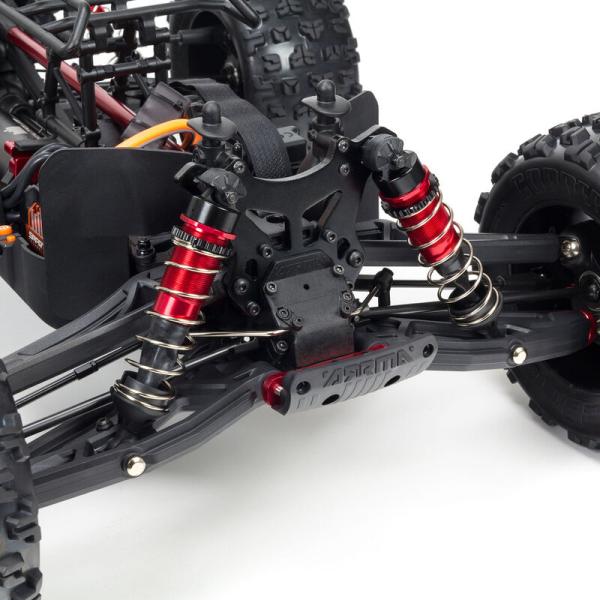 Arrma Kraton 6S 4WD BLX 1/8 Speed Monster Truck RTR Red - ARA8608V5T1