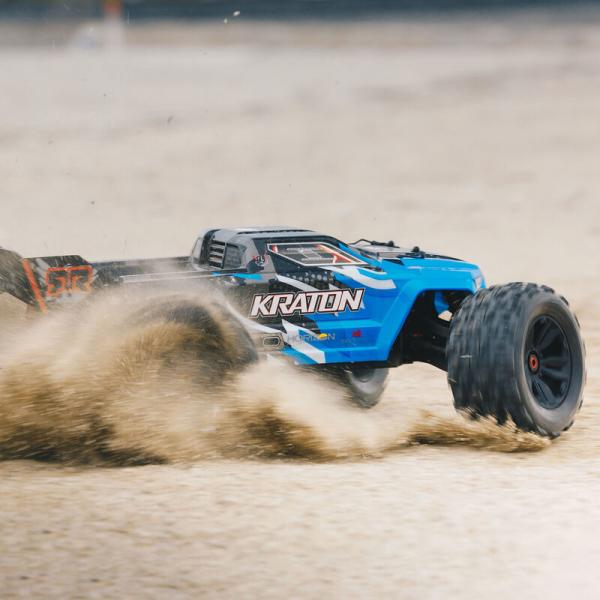 Arrma KRATON 6S 4WD BLX 1/8 Speed Monster Truck RTR Blue - ARA8608V5T2