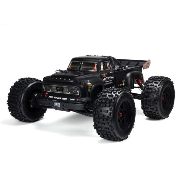 Arrma NOTORIOUS 6S 4WD BLX 1/8 Stunt Truck RTR Black - ARA8611V5T1