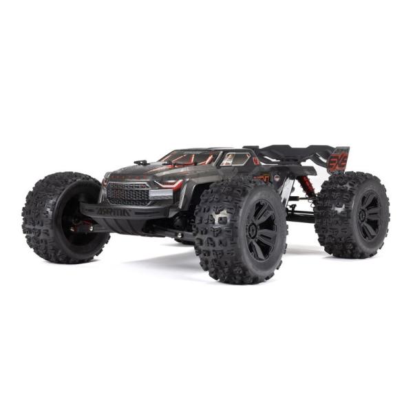 Arrma 1/8 KRATON 6S BLX 4X4 EXtreme Bash Speed Monster Truck Offrad RC-Car RTR Black - ARA8708T1