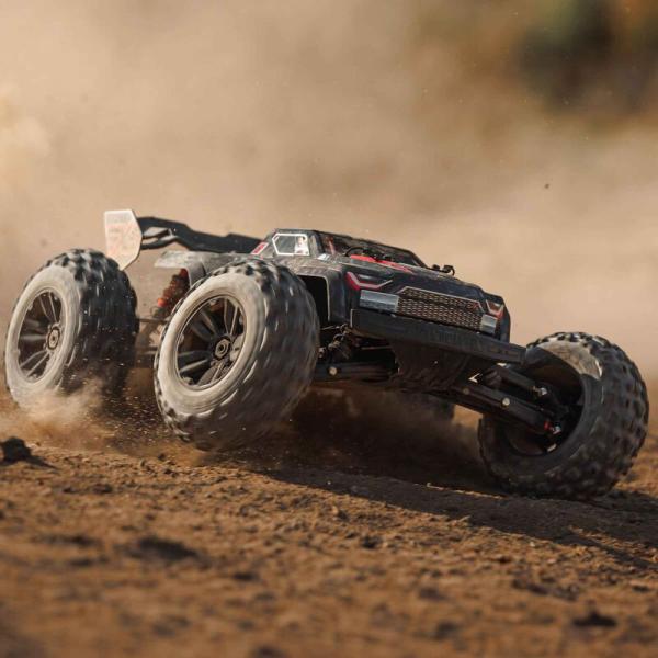 Arrma 1/8 KRATON 6S BLX 4X4 EXtreme Bash Speed Monster Truck Offrad RC-Car RTR Black - ARA8708T1