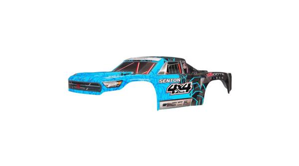 Arrma AR402247 Body Pntd Decal Trim Blue Senton 4x4 Mega - ARAC3333