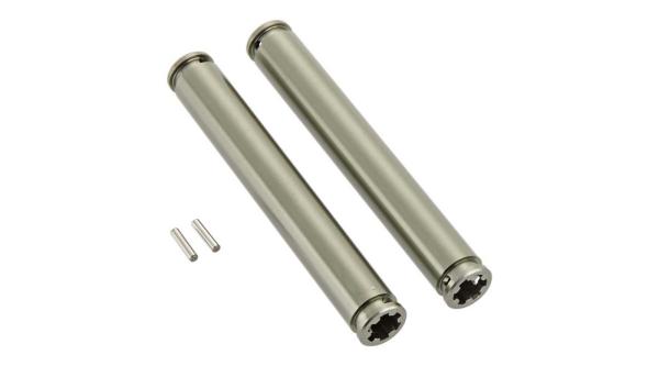 Arrma AR310747 Slider Driveshaft 80mm Gun Metal (2) - ARAC4035
