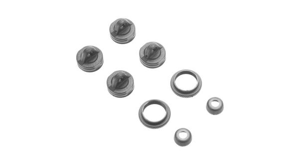 Arrma Shock Cap Set Nero (2) - ARAC8970