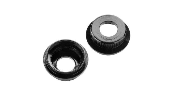 Arrma Shock Cap Lower Aluminum Black (2) - ARAC9002