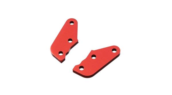 Arrma AR340106 Steering Plate B Aluminum Red SENTON (2) - ARAC9371