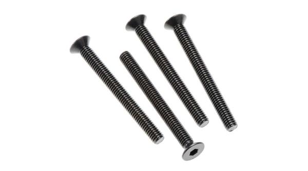 Arrma AR722440 Flt Head Hex Machine Screw 4x40mm 4x4 (4) - ARAC9896