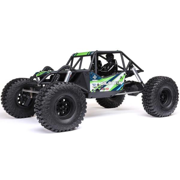 Axial 1/8 AXP8 Gilamon 2.2 4X4 RTR Brushed Trail Buggy RC-Crawler, Green - AXI-1207T1