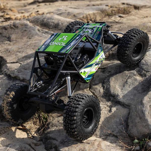 Axial 1/8 AXP8 Gilamon 2.2 4X4 RTR Brushed Trail Buggy RC-Crawler, Green - AXI-1207T1