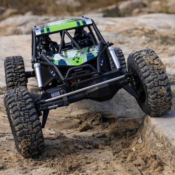Axial 1/8 AXP8 Gilamon 2.2 4X4 RTR Brushed Trail Buggy RC-Crawler, Green - AXI-1207T1