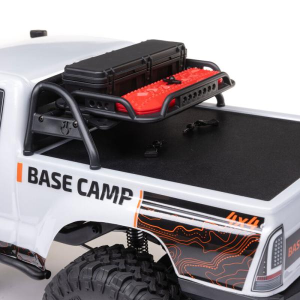Axial 1/10 SCX10 III Base Camp 4X4 Rock Crawler Brushed RTR, White RC-Offroad Car - AXI-1375T1