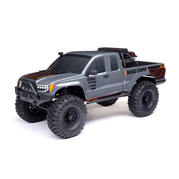 Axial 1/10 SCX10 III Base Camp 4X4 Rock Crawler Brushed RTR, White RC-Offroad Car - AXI-1375T2