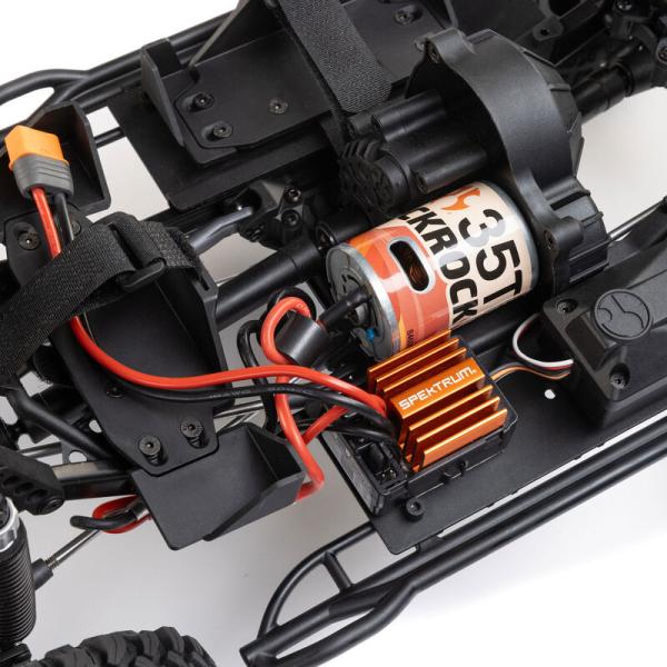 Axial 1/10 SCX10 III Base Camp 4X4 Rock Crawler Brushed RTR, White RC-Offroad Car - AXI-1375T2