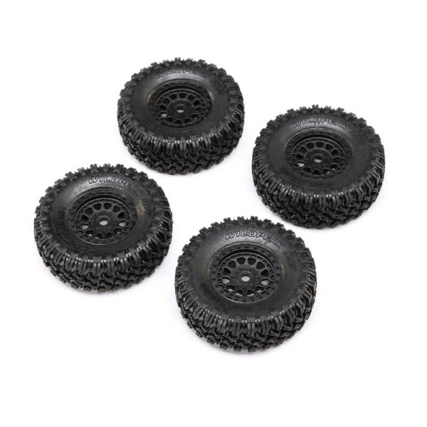 Axial 1.0 Black Rhino Primm & Falken M/T Tires (4): SCX24 - AXI-1538