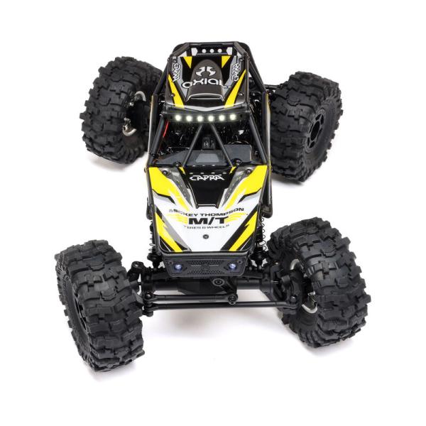 Axial 1/18 UTB18 Capra 4WS 4X4 RTR Brushed Rock Crawler (Battery & Charger Included), Yellow - AXI-1750T2