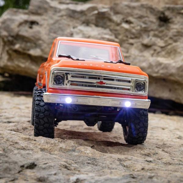 Axial 1/24 SCX24 1967 Chevrolet C10 4WD Brushed Truck Mini RC-Crawler RTR Orange - AXI00001V2T3