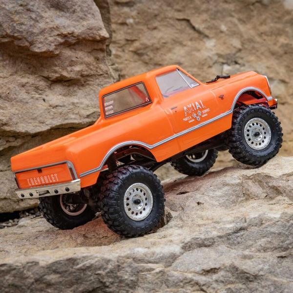 Axial 1/24 SCX24 1967 Chevrolet C10 4WD Brushed Truck Mini RC-Crawler RTR Orange - AXI00001V2T3