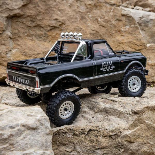 Axial 1/24 SCX24 1967 Chevrolet C10 4WD Brushed Truck Mini RC-Crawler RTR Black - AXI00001V2T4