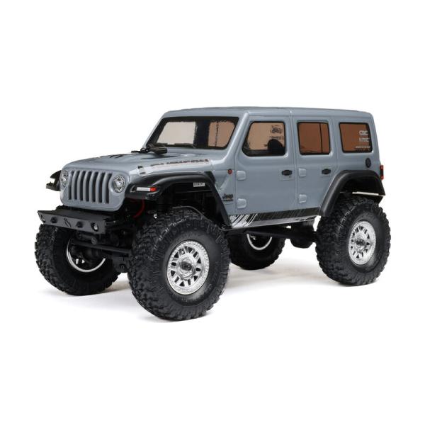 Axial 1/24 SCX24 Jeep Wrangler JLU 4X4 Rock Crawler Brushed Mini RC-Crawler RTR Gray - AXI00002V3T3