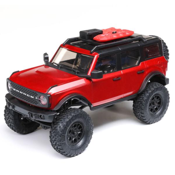 Axial 1/24 SCX24 2021 Ford Bronco 4WD Truck RTR, Red - AXI00006T1