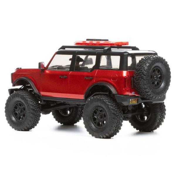 Axial 1/24 SCX24 2021 Ford Bronco 4WD Truck RTR, Red - AXI00006T1