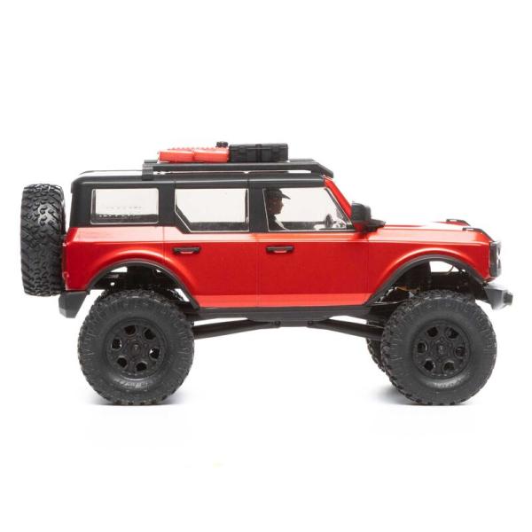 Axial 1/24 SCX24 2021 Ford Bronco 4WD Truck RTR, Red - AXI00006T1