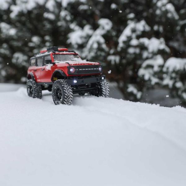 Axial 1/24 SCX24 2021 Ford Bronco 4WD Truck RTR, Red - AXI00006T1