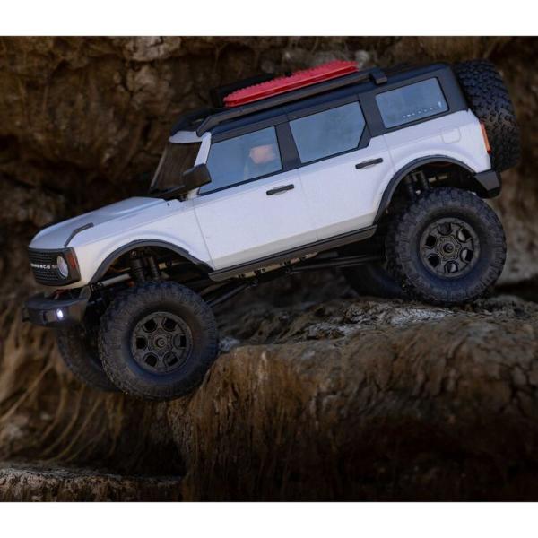 Axial 1/24 SCX24 2021 Ford Bronco 4WD Truck RTR, Grey - AXI00006T2