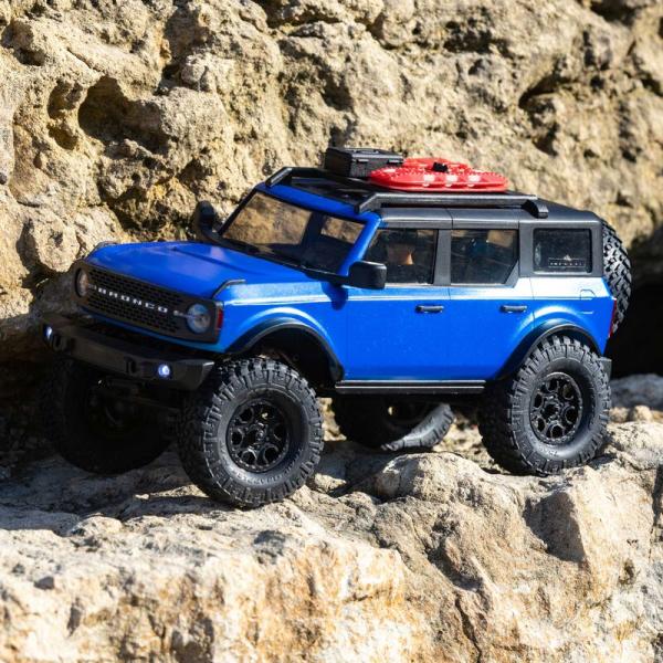 Axial 1/24 SCX24 2021 Ford Bronco 4WD Truck RTR, Blue - AXI00006T3