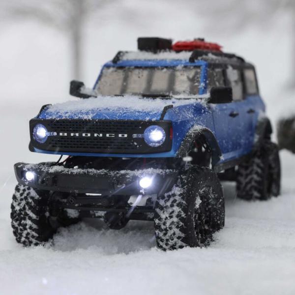Axial 1/24 SCX24 2021 Ford Bronco 4WD Truck RTR, Blue - AXI00006T3