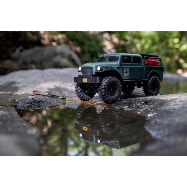 Axial 1/24 SCX24 Dodge Power Wagon 4X4 Rock Crawler Brushed Offroad RC-Car RTR Green - AXI00007T2