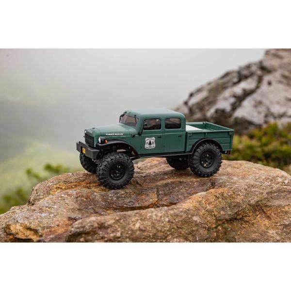 Axial 1/24 SCX24 Dodge Power Wagon 4X4 Rock Crawler Brushed Offroad RC-Car RTR Green - AXI00007T2