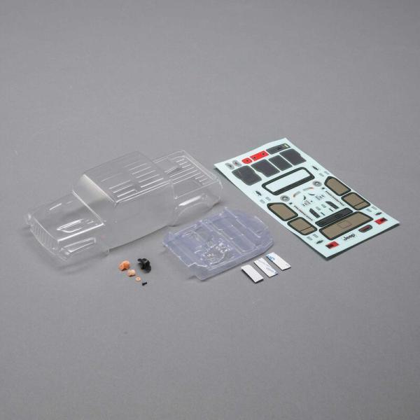 Axial Jeep JT Gladiator Body Set, Clear:SCX24 - AXI200005