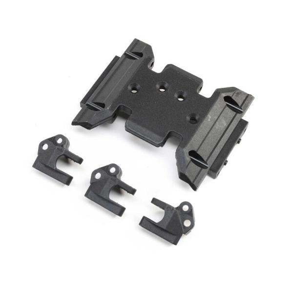 Axial Skid Plate & Upper Link Mounts: SCX10 III BC - AXI231047