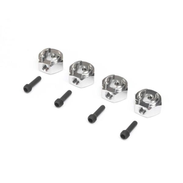 Axial Aluminum Hex Hub, 12mm, Hard Anodized: RBX10 - AXI232046