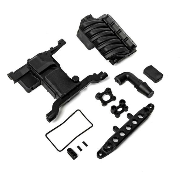 Axial SCX6: Front Servo Mount/Engine Cover/Seals - AXI251005