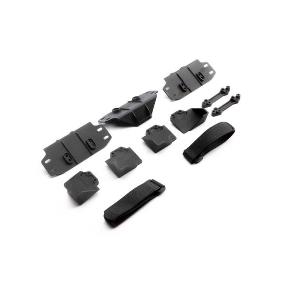 Axial SCX6: Battery Trays & Straps Set - AXI251007