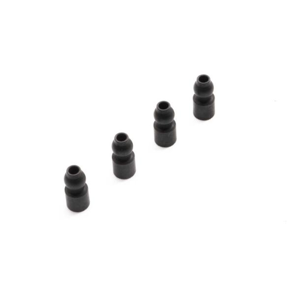 Axial SCX6: Shock Mount Pivot Balls, Steel (4) - AXI254007