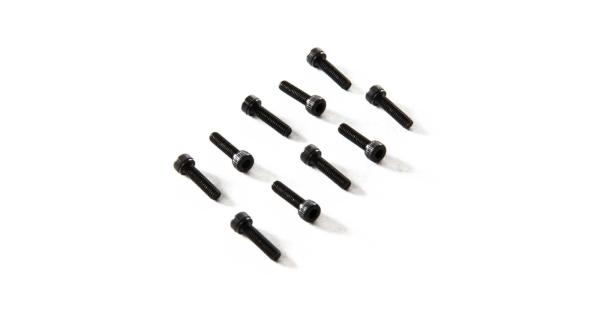 Axial M2.6x10mm Cap Head (Black) (10pcs) - AXI31642