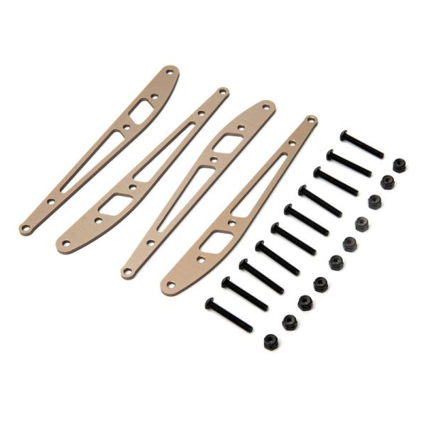 Axial Lower Link Plate Rear (4): RBX1  - AXI334000