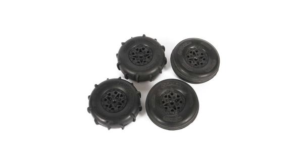 Axial ST28 Razor FR / Paddle RR Tire Set : Yeti Jr. - AXI41000