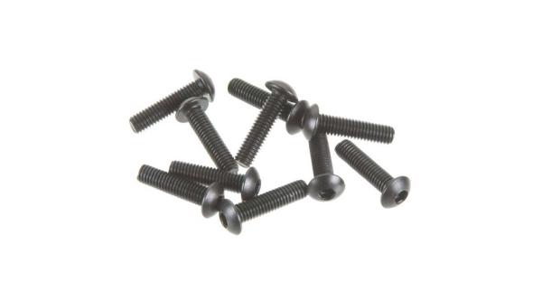 Axial AXA116 Hex Socket Button Head M3x12mm Black (10) - AXIC0116