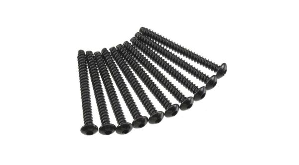 Axial AXA441 Hex Tap Button Head M3x30mm Black (10) - AXIC0125