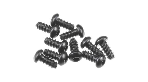 Axial AXA0422 Hex Socket Tapping Button Hd M2.6x6mm Blk (10) - AXIC0422