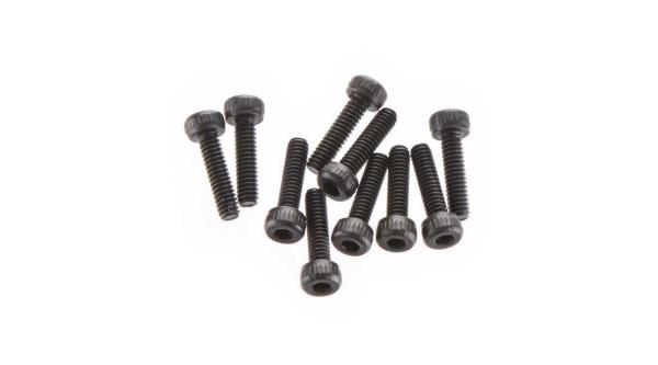Axial AX31066 Cap Head M2x8mm Black (10) - AXIC3066